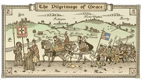 Die Pilgrimage of Grace; eine katholische Revolte gegen die Reformation und den wachsenden Einfluss von König Heinrich VIII.